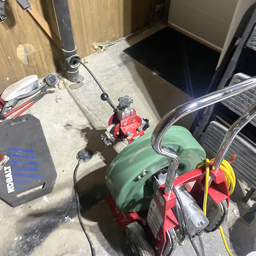 Estrada Plumbing team completing a project